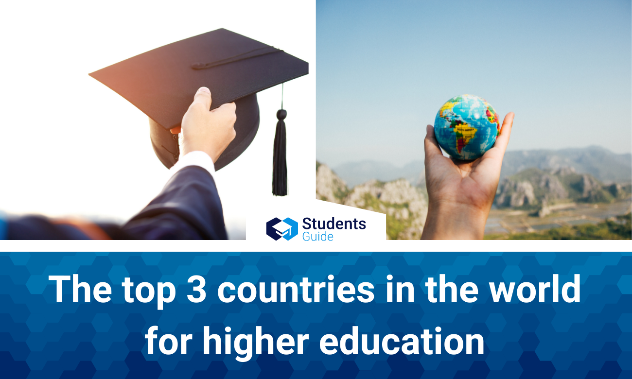 The top 3 countries in the world for higher education