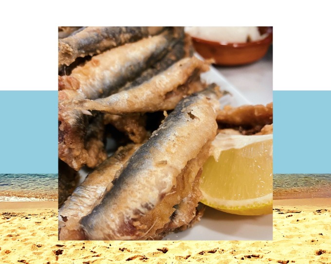 Fried anchovies in Málaga (boquerones)